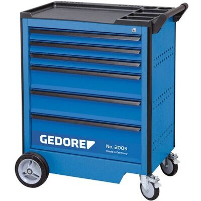 Gedore Werkzeugwagen - 6 Schubladen - Stahl, abschließbar Gedore Werkzeugwagen - 6 Schubladen - Stahl, abschließbar
