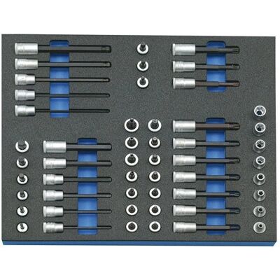 Gedore Blue Line 52-delt sett - Socket sett Gedore Blue Line 52-delt sett - Socket sett