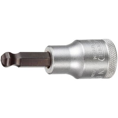 Gedore 2219379 Screwdriver Bit - 8mm, 60mm, Hex, Spherical Gedore 2219379 Screwdriver Bit - 8mm, 60mm, Hex, Spherical