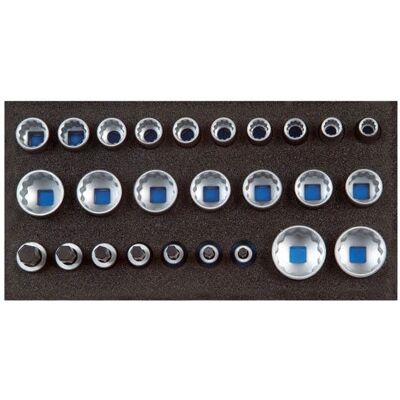 Zestaw nasadek Gedore 2308916 - 19 sztuk, profil UD 1/2" Zestaw nasadek Gedore 2308916 - 19 sztuk, profil UD 1/2"