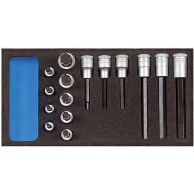 Gedore 2308932 Schraubendreherbitsatz - 15 Teile für 1/2" Werkzeuge Gedore 2308932 Schraubendreherbitsatz - 15 Teile für 1/2" Werkzeuge