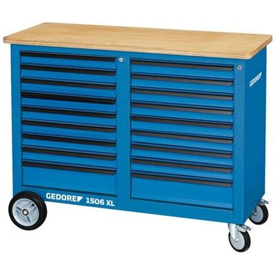Gedore 2528096 XL Werkbank - Stahl, 18 Schubladen, 1,25 m breit Gedore 2528096 XL Werkbank - Stahl, 18 Schubladen, 1,25 m breit