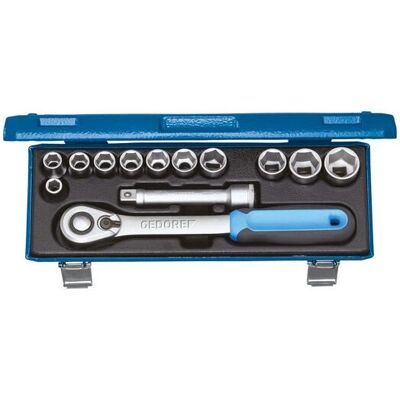 Gedore Model 2545810 Blue Line 13-Piece Socket Set - Automotive Tools Gedore Model 2545810 Blue Line 13-Piece Socket Set - Automotive Tools
