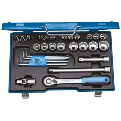 Gedore Blue Line, D 19 WAU-20 Socket Wrench Set - Socket Set Gedore Blue Line, D 19 WAU-20 Socket Wrench Set - Socket Set