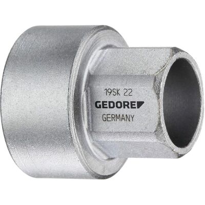Gedore Modelo 22 mm Llave de vaso - Uso profesional, 6 puntos Gedore Modelo 22 mm Llave de vaso - Uso profesional, 6 puntos