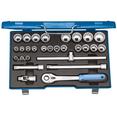 Gedore 2682877 Socket Set 28pc - Durable, Versatile 1/2" Tools Gedore 2682877 Socket Set 28pc - Durable, Versatile 1/2" Tools