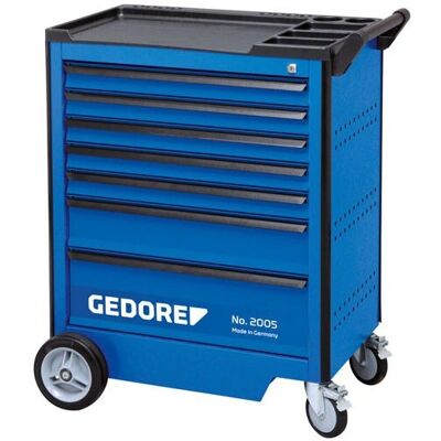 GEDORE Werkzeugwagen - 7 Schubladen, Blau, Schwerlast GEDORE Werkzeugwagen - 7 Schubladen, Blau, Schwerlast