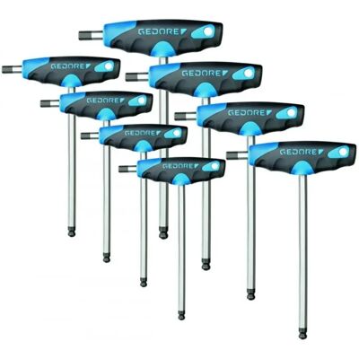 Gedore 3037371 Hexagon Allen Key Set - 8pcs Gedore 3037371 Hexagon Allen Key Set - 8pcs