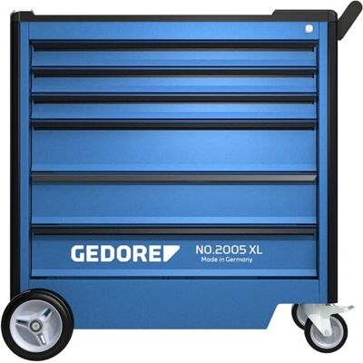 GEDORE Werkstattwagen - 6 Schubladen, Blau, 1021mm breit GEDORE Werkstattwagen - 6 Schubladen, Blau, 1021mm breit