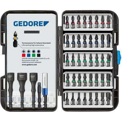 Gedore Modell 666-045 45-delt Torsjonsbittsett Gedore Modell 666-045 45-delt Torsjonsbittsett