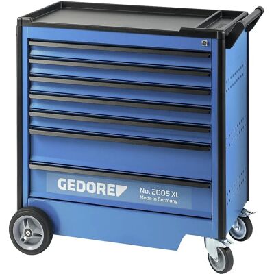 GEDORE Werkzeugwagen - 7 Schubladen, Blau - Werkstattwagen GEDORE Werkzeugwagen - 7 Schubladen, Blau - Werkstattwagen