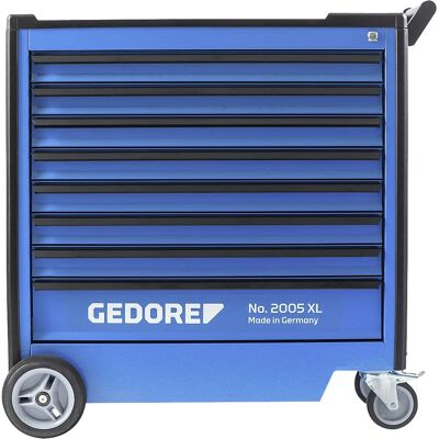 GEDORE Werkzeugwagen - 8 Schubladen, 466 Werkzeuge, Blau GEDORE Werkzeugwagen - 8 Schubladen, 466 Werkzeuge, Blau