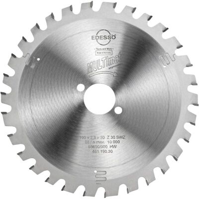 Edessö Hoja de sierra circular 30 dientes 190x2,8x30mm - Hoja de sierra Edessö Hoja de sierra circular 30 dientes 190x2,8x30mm - Hoja de sierra