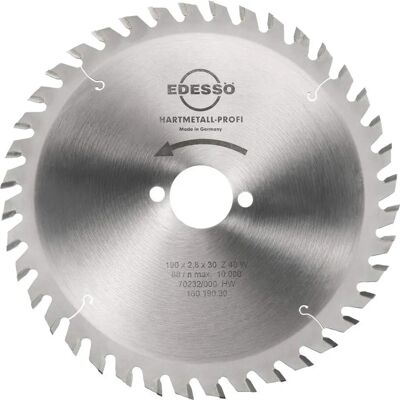 Edessö HW Lame de Scie Circulaire 190mm - Multi-dents, Haute Qualité - Publicité Edessö HW Lame de Scie Circulaire 190mm - Multi-dents, Haute Qualité - Publicité