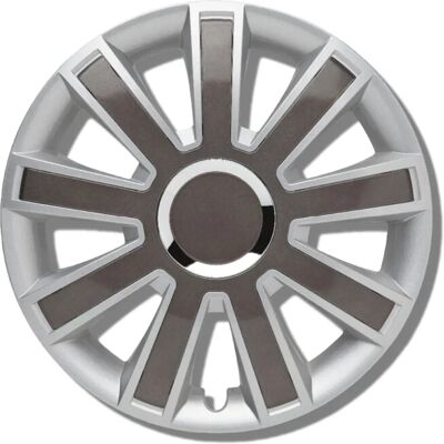 Albrecht Albrecht 15inch Silver/Grey Wheel Covers - Auto-Zubehör Albrecht Albrecht 15inch Silver/Grey Wheel Covers - Auto-Zubehör