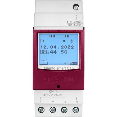Solaris Uen114100 Talento smart C15 Timer - Controllo Digitale Interno Solaris Uen114100 Talento smart C15 Timer - Controllo Digitale Interno