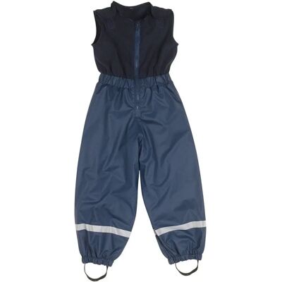 Combinaison de Pluie Enfant Playshoes Bleu - Imperméable avec Doublure en Fleece Combinaison de Pluie Enfant Playshoes Bleu - Imperméable avec Doublure en Fleece