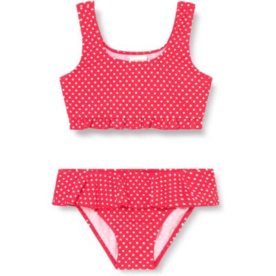 Ensemble de bain UV à pois rouges de Playshoes Ensemble de bain UV à pois rouges de Playshoes