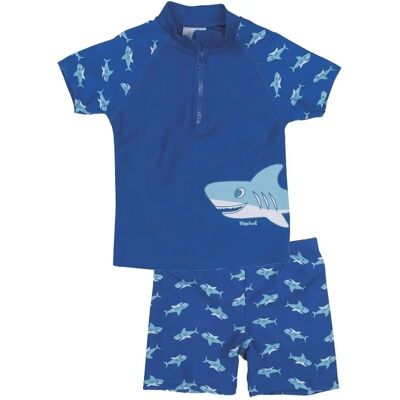 Playshoes Blau UV Schwimmset mit Hai - Badeanzug Playshoes Blau UV Schwimmset mit Hai - Badeanzug