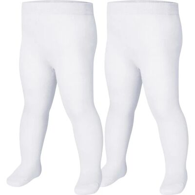 Collants thermiques Playshoes blancs pour bébé - Chaud pour l'hiver Oeko-Tex Collants thermiques Playshoes blancs pour bébé - Chaud pour l'hiver Oeko-Tex