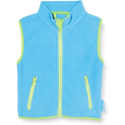 Playshoes Gilet en molleton pour enfants Bleu/Vert - Gilet en fleece Playshoes Gilet en molleton pour enfants Bleu/Vert - Gilet en fleece