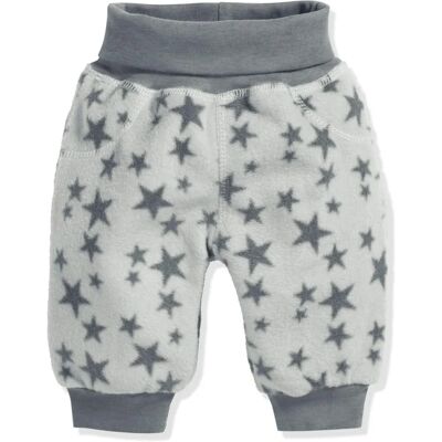 Pantalons bébé Schnizler en molleton gris étoiles 68 Pantalons bébé Schnizler en molleton gris étoiles 68