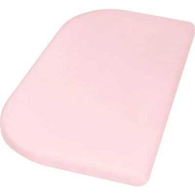 Playshoes Drap plat en coton rose pour matelas semi-circulaire - Linge de lit Playshoes Drap plat en coton rose pour matelas semi-circulaire - Linge de lit