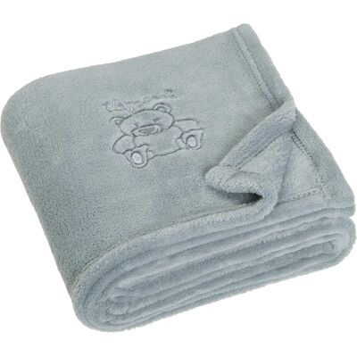 Couverture bébé en fleece Playshoes - Douce, 100x150cm, Gris - Publicité Couverture bébé en fleece Playshoes - Douce, 100x150cm, Gris - Publicité