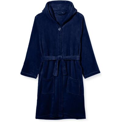 Accappatoio in pile per bambini Playshoes - Unisex 170/176 Navy Accappatoio in pile per bambini Playshoes - Unisex 170/176 Navy