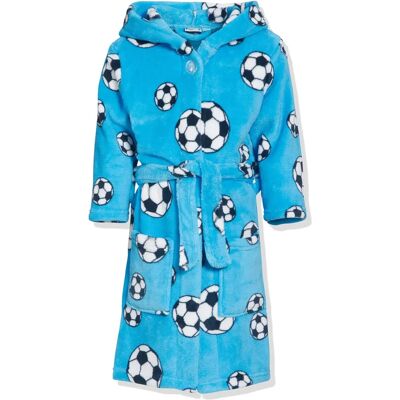 Peignoir de Joueur de Football Bleue pour Enfants - Playshoes Peignoir de Joueur de Football Bleue pour Enfants - Playshoes