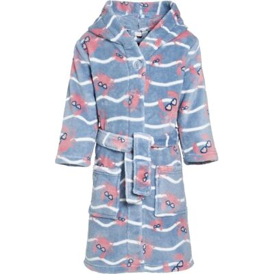 Accappatoio in pile Playshoes Blu/Rosa - Accappatoio Accappatoio in pile Playshoes Blu/Rosa - Accappatoio