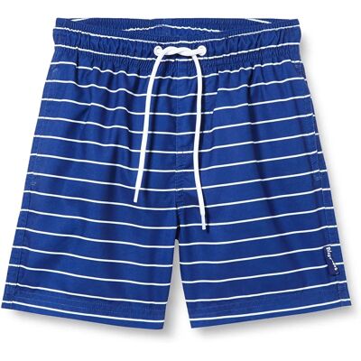 PLAYSHOES Rayures - Short de plage pour enfants - Maillot de bain avec insert en mesh PLAYSHOES Rayures - Short de plage pour enfants - Maillot de bain avec insert en mesh