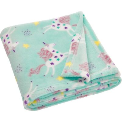 PLAYSHOES 301716 Manta en felpa para bebés y niños 75x100cm PLAYSHOES 301716 Manta en felpa para bebés y niños 75x100cm