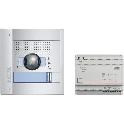 Legrand SFERA 2-Draht Video-Türsprech-Set - IP54 - Metallkamera Legrand SFERA 2-Draht Video-Türsprech-Set - IP54 - Metallkamera