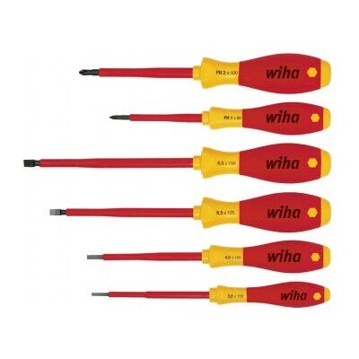 Wiha 00833 Elektromos csavarhúzó készlet - Szigetelt, 6 db Wiha 00833 Elektromos csavarhúzó készlet - Szigetelt, 6 db