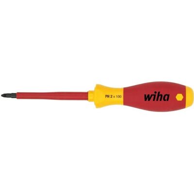 Wiha 00848 VDE SoftFinish Electric Phillips Screwdriver PH 2 - Screwdriver Wiha 00848 VDE SoftFinish Electric Phillips Screwdriver PH 2 - Screwdriver