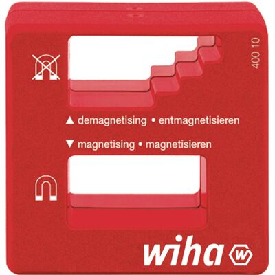 Wiha Imantador - Herramienta de Acero Compacta - 52x50x29mm - Magnetizar/Demagnetizar Wiha Imantador - Herramienta de Acero Compacta - 52x50x29mm - Magnetizar/Demagnetizar