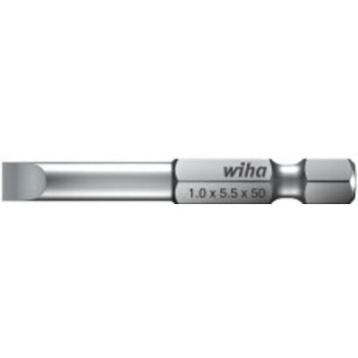 Wiha 01798 inserti cacciavite - professionale, piatto, forma E, 6,3mm, 50mm Wiha 01798 inserti cacciavite - professionale, piatto, forma E, 6,3mm, 50mm