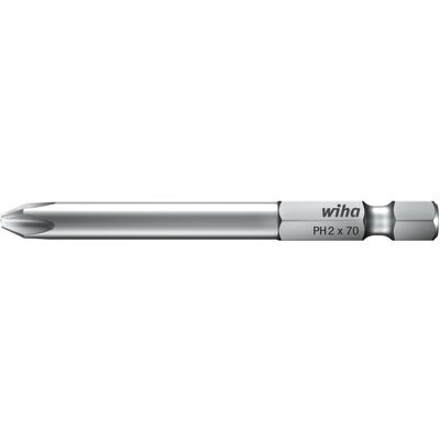 Wiha 01805 Inserti cacciavite - Confezione da 5 - Professionale, PH2, 70mm Wiha 01805 Inserti cacciavite - Confezione da 5 - Professionale, PH2, 70mm
