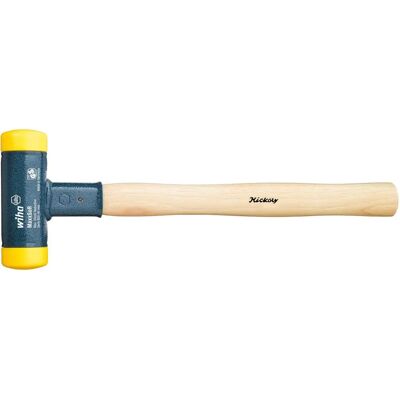 Marteau Wiha - Bois Hickory - Tête 25mm - 320mm Longueur - Puissance d'impact - Publicité Marteau Wiha - Bois Hickory - Tête 25mm - 320mm Longueur - Puissance d'impact - Publicité