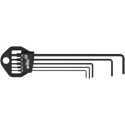 Wiha HM5B Sechskant-Schlüssel-Set - 5 Stück, Metrisch, Schwarzoxid Wiha HM5B Sechskant-Schlüssel-Set - 5 Stück, Metrisch, Schwarzoxid