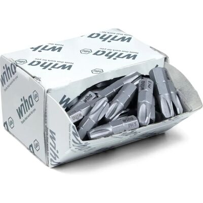 Wiha Modelo C6,3 Puntas Phillips - 50 unidades Wiha Modelo C6,3 Puntas Phillips - 50 unidades