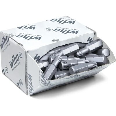 Wiha T20 Skruvmejselbits - Professionella 50 st - 25mm Wiha T20 Skruvmejselbits - Professionella 50 st - 25mm