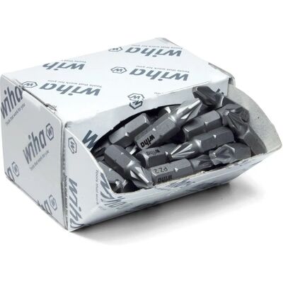 Bits Torx T 25 Wiha en acier Chrome-Vanadium - 50 pièces - Publicité Bits Torx T 25 Wiha en acier Chrome-Vanadium - 50 pièces - Publicité