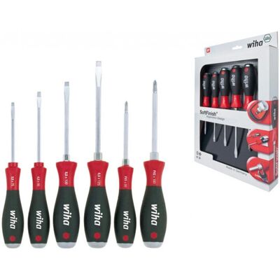 Zestaw wkrętaków Wiha 530HK6 SoftFinish - 6 szt. Zestaw wkrętaków Wiha 530HK6 SoftFinish - 6 szt.