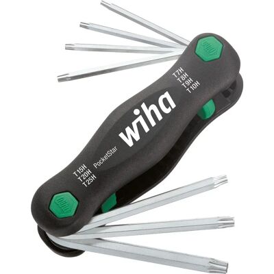 Wiha Outil Multiusages Pocketstar TORX Anti-Manipulation - 7 Pièces - Publicité Wiha Outil Multiusages Pocketstar TORX Anti-Manipulation - 7 Pièces - Publicité