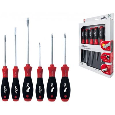 Wiha 302 HK6 01 Schraubenzieher-Set - Ergonomisch, Hochpräzise Spitzen Wiha 302 HK6 01 Schraubenzieher-Set - Ergonomisch, Hochpräzise Spitzen