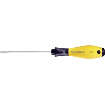 Wiha T9x60 ESD Torx Skruvmejsel - Antistatisk, Ergonomisk, 60mm Blad, T9 Wiha T9x60 ESD Torx Skruvmejsel - Antistatisk, Ergonomisk, 60mm Blad, T9