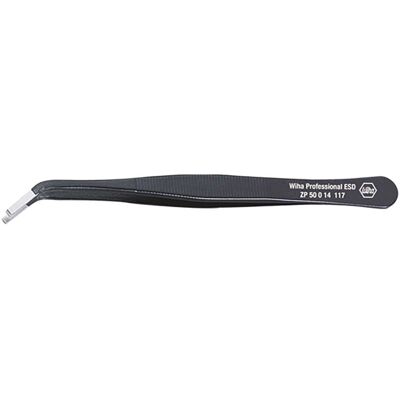 Pinça Wiha ZP 50 0 14 Aço inoxidável - Precisão ESD - 117mm Pinça Wiha ZP 50 0 14 Aço inoxidável - Precisão ESD - 117mm