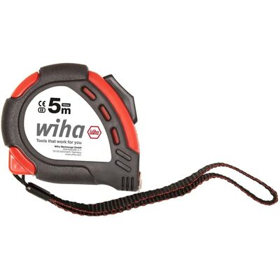 Taśma miernicza Wiha 5 m - Auto-Lock, klips na pasek Taśma miernicza Wiha 5 m - Auto-Lock, klips na pasek